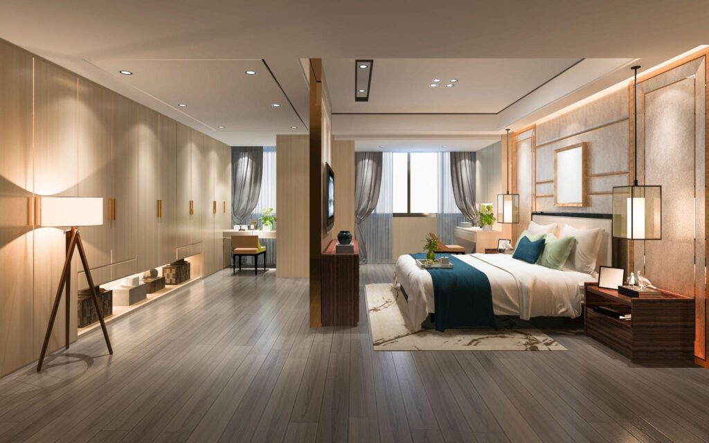 Swap out Ceiling lights for wall floor and table lamps